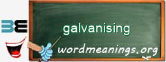 WordMeaning blackboard for galvanising